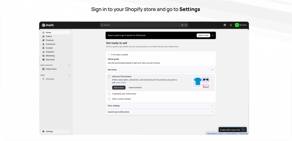Shopify integration