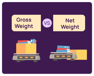 net weight vs gross weight